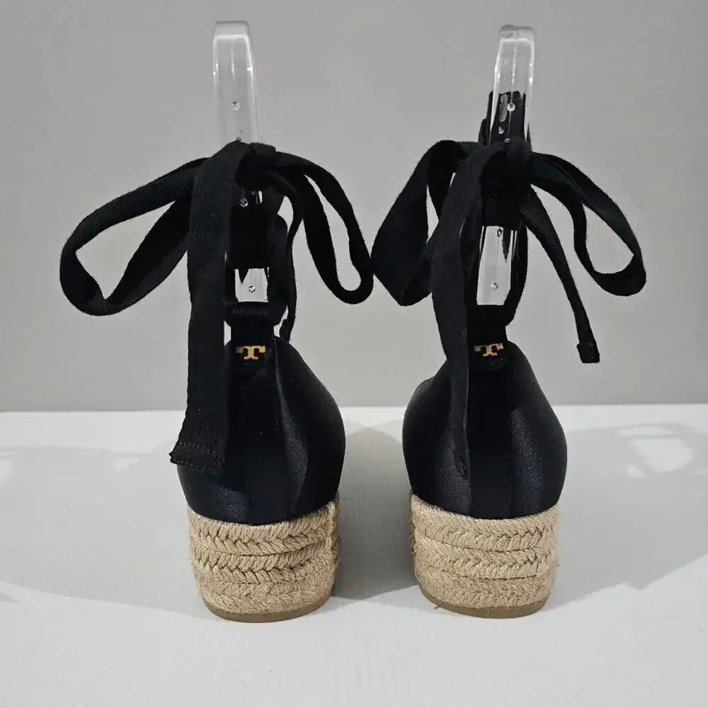 NWT Tory Burch Black Espadrilles - Picture 10 of 15